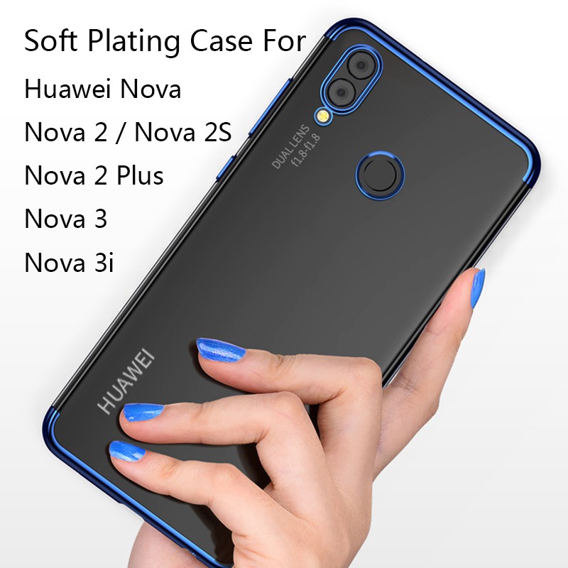 เคส Huawei Y7A Y9S / Nova 5T / Nova 4 Nova 4e Nova 3i Nova 2i เคสโทรศัพท์ เคลือบ นิ่ม ใส