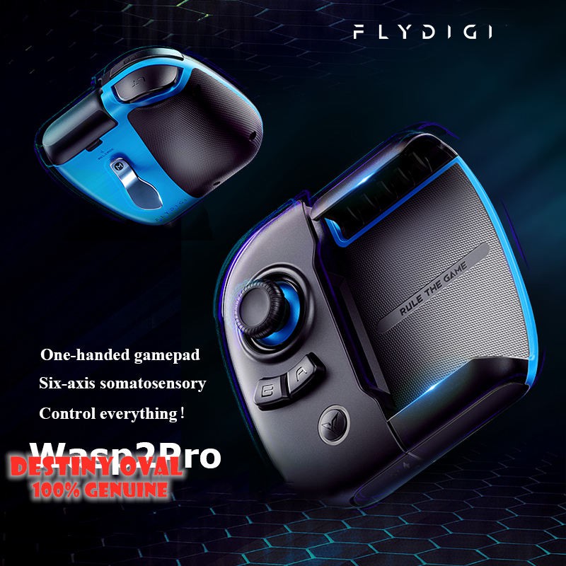 Original Flydigi WASP 2 Pro bluetooth Wireless Controller Build in Gyroscope Sensing for pubg cod Flydigi WASP 2Pro