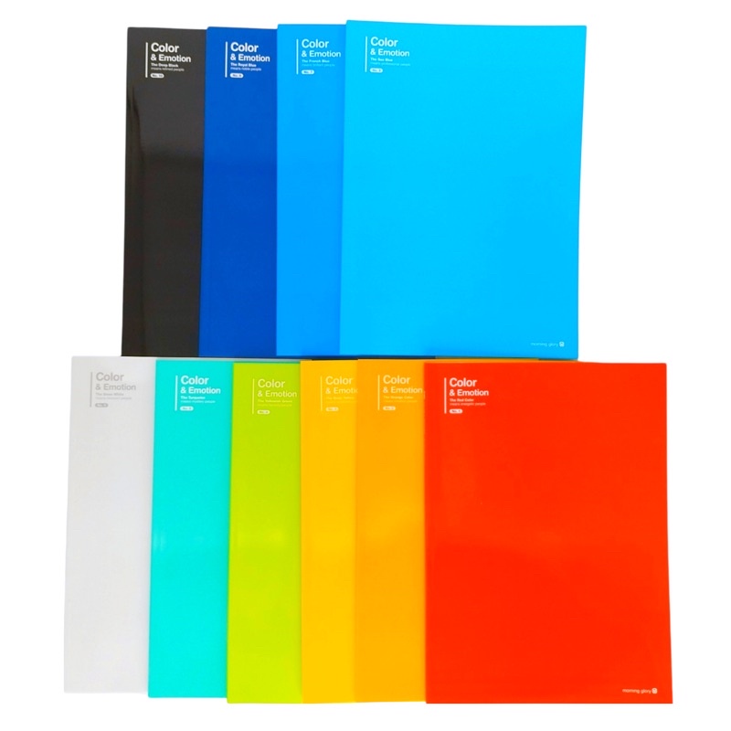 สมุดปกอ่อน morning glory B5 สันกาว มี10สี สินค้านำเข้าจากเกาหลี 10300-73342