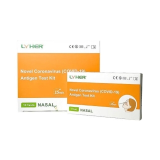 ชุดตรวจโควิด Lyher ATK 2in1 Novel Coronavirus (COVID-19) Antigen Test Kit