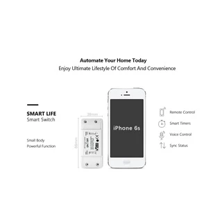 Tuya สวิตช์รีเลย์เบรกเกอร์ Wi-Fi เปิดปิด ตั้งเวลาผ่านแอปและสั่งงานด้วยเสียง Alexa/Google Home