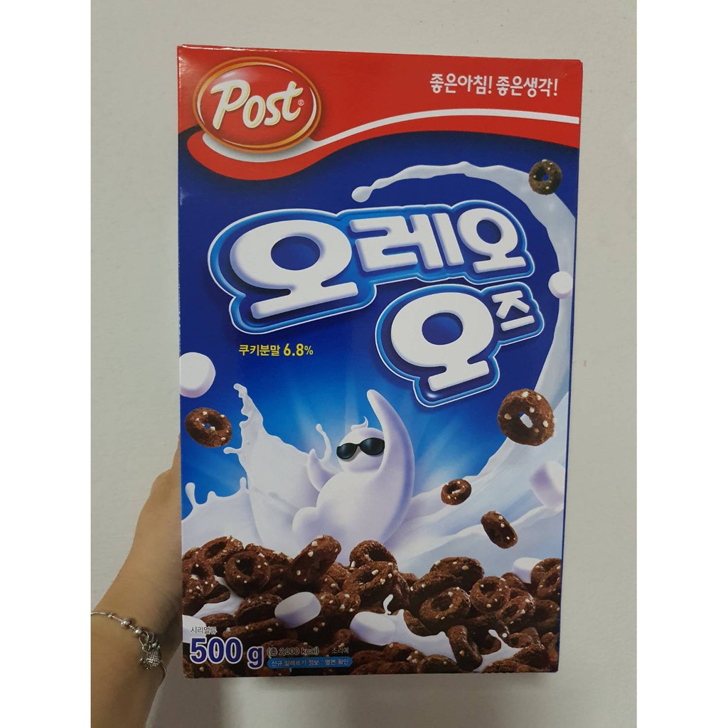 [พร้อมส่งจากไทย][จัดส่งเร็ว] ซีเรียลเกาหลี โอริโอ้ รสช็อกโกแลต ขนาด 500 กรัม (Post Oreo O’s Oreo cer