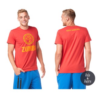 Zumba Zumba Keep Dancing Tee (เสื้อยืดออกกำลังกายซุมบ้า)