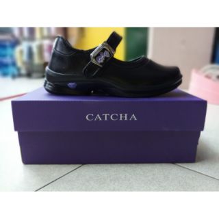 รองเท้าหนังหญิงcatcha ดำ