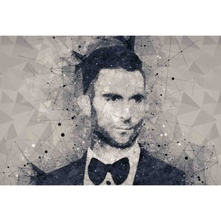 โปสเตอร์Maroon5  Adam Levine มารูนไฟฟ์ แอดัม เลอวีน โปสเตอร์ วอลเปเปอร์ ตกแต่งผนัง Poster โปสเตอร์วินเทจ โปสเตอร์วงดนตรี