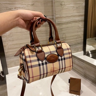 ❤กระเป๋าแบรนด์เนม-Burberry-กระเป๋าผู้หญิง/กระเป๋าถือกระเป๋าแนวทแยง/100%แท้/สินค้าหรูหรา พร้อมส่ง [ส่งฟรี] น่ารัก หวาน...