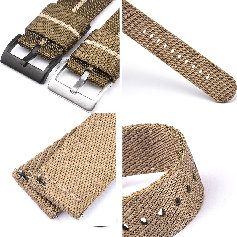 สายนาฬิกาข้อมือไนล่อน กันน้ํา 18/20/22/24 มม. ปลดเร็ว สายรัดข้อมือกีฬา สร้อยข้อมือ ผู้ชาย ผู้หญิง เปลี่ยนสายนาฬิกา