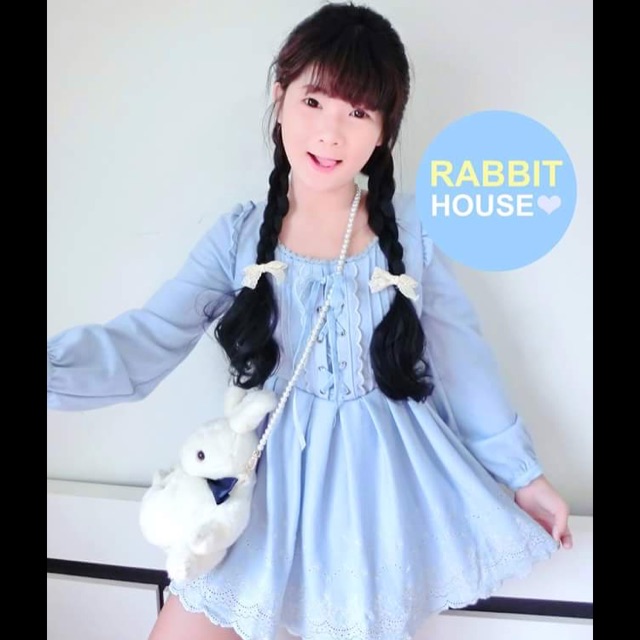 เดรส liz lisa สีฟ้าแนวโลลิต้า