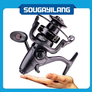 Sougayilang ม้วนปั่น 5.1: 1 เกียร์อัตราส่วน 12 + 1BB ตกปลารอกตกปลาน้ำเค็มน้ำจืด