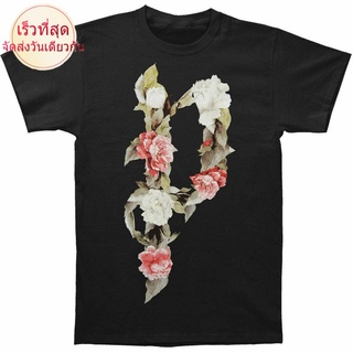 Wew23e23 ผ้าฝ้าย สไตล์คลาสสิก เสื้อยืด พิมพ์ลายดอกไม้ Polyphia s DB081 B35SDF65W14171 สีดํา สําหรับผู้ชาย