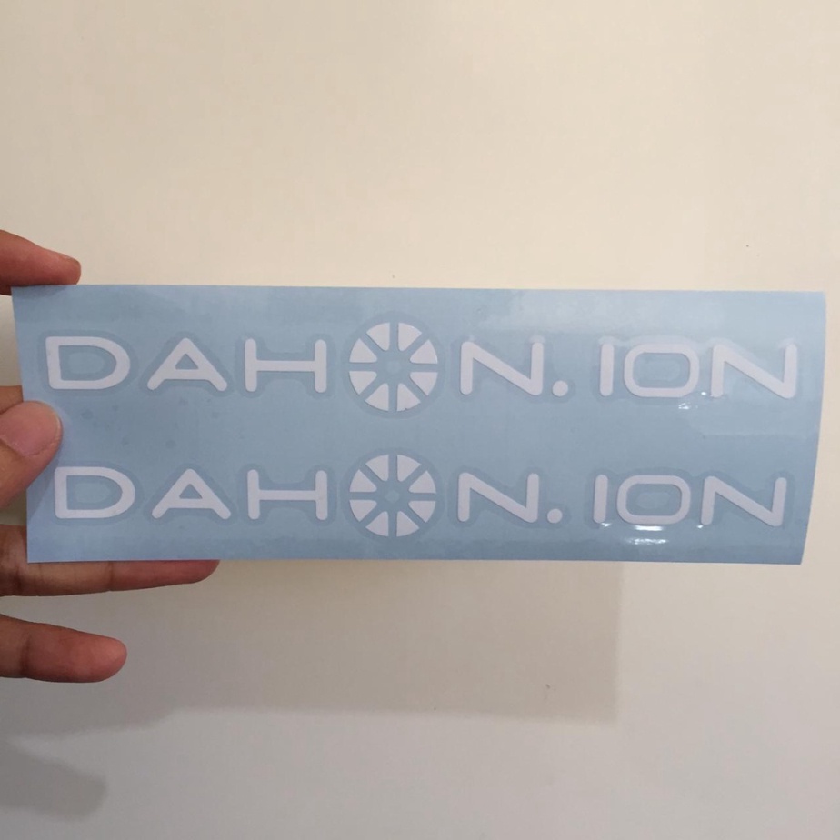 สติ๊กเกอร์ตัด DAHON ION BIKE FRAME คุณภาพสูงกันน้ํา MATERIAL HEAT RESISTANT DURABLE UP ถึง 5 ปี