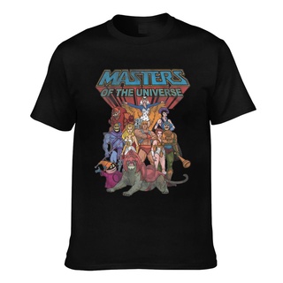 ผ้าฝ้ายคอกลมเสื้อยืด ผ้าฝ้าย พิมพ์ลาย Masters Of The Universe He-Man Squad Goals Skeletor She-Ra Beast สําหรับผู้ชายfrom