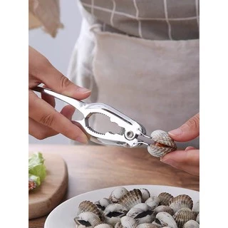 ที่แกะหอย ที่แกะปู ที่หนีบปู 2 in 1 สแตนเลสอย่างดีที่แกะหอยแครง บีบก้ามปู Stainless steel scallop The10shop.