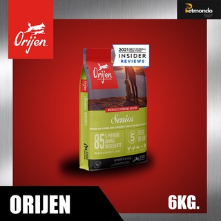 อาหารสุนัข Orijen สูตร Senior สำหรับสุนัขสูงวัยทุกสายพันธุ์ ขนาด 6Kg.