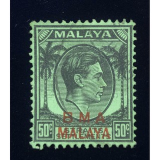 แสตมป์เก่าMALAYA ดวงแก้มี 3ดวง