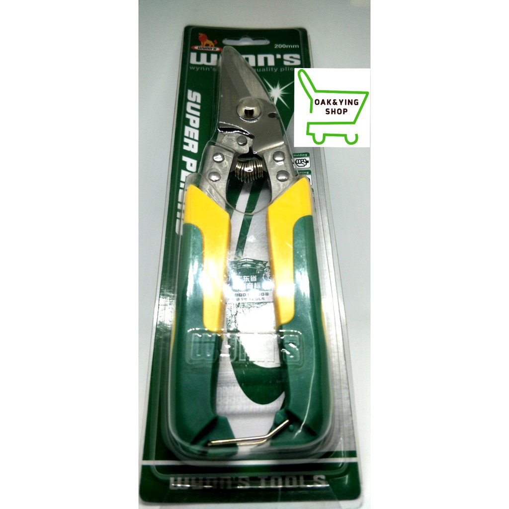 กรรไกรตัดกิ่ง โลหะบาง wynn's tools w838