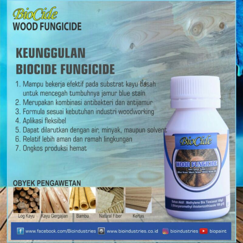 Kayu Biocide เชื้อรา / ไม้ป้องกันเชื้อรา