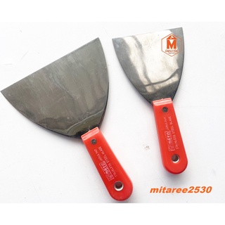 เกรียงโป้วสี สเตนเลส ด้ามไฟเบอร์ META 6"