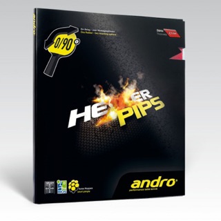 ยางปิงปอง Andro Hexer Pips เม็ดสั้น