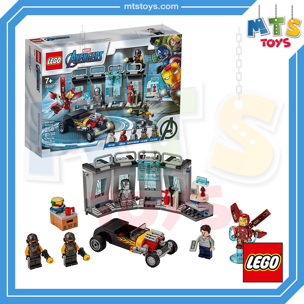 **MTS Toys**Lego 76167 Marvel Avengers : Iron Man Armory เลโก้เเท้