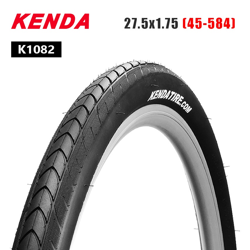 ยางนอกจักรยาน KENDA 27.5x1.75 K1082 (45-584) สำหรับจักรยานเสือหมอบและเสือภูเขา