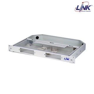 LINK UF-2012A Fiber Optic Distribution Unit (FDU) 6-24F (2 Snap-In) Rack Mount Drawer (1U), Unload