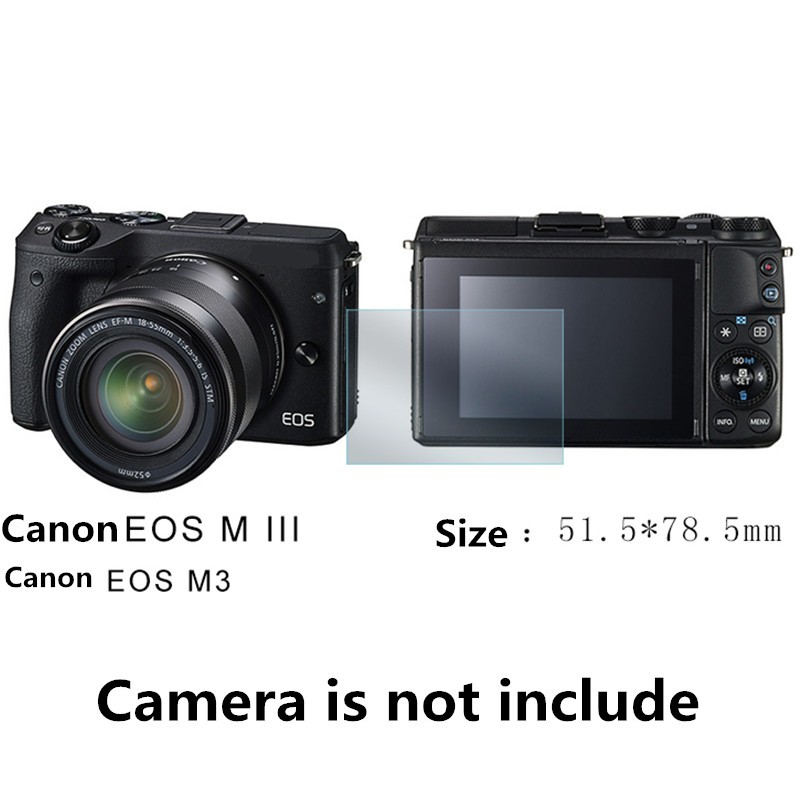 กระจกนิรภัยกันรอยหน้าจอ สําหรับ Canon EOS M50ii Canon EOS M50ii M50 EOS M200 EOS M100 EOS M10 EOS M6 M6ii EOS M3 EOS M