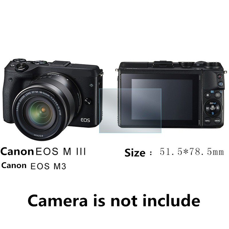 กระจกนิรภัยกันรอยหน้าจอ สําหรับ Canon EOS M50ii Canon EOS M50ii M50 EOS M200 EOS M100 EOS M10 EOS M6