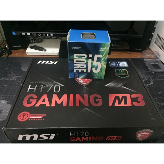 i5 7400พร้อมเมนบอร์ดMSI H170 GAMING 3
