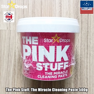 Stardrops® The Pink Stuff® The Miracle Cleaning Paste 500g ครีมทำความสะอาดอเนกประสงค์ ขัดทำความสะอาดพื้น เตาย่าง สนิม