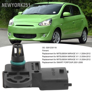 Newyork251 เซนเซอร์วัดความดันท่อร่วมไอดี 0261230118 แบบเปลี่ยน สําหรับ Mitsubishi Mirage Vi 1.1 2004‐2012