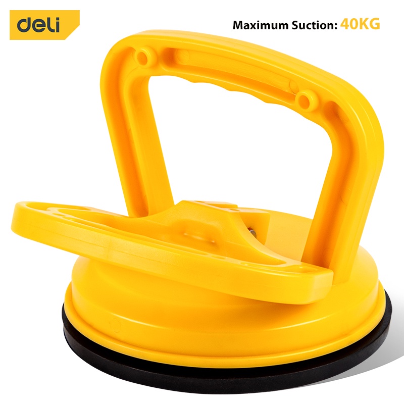 Deli ตัวดูดกระจก ยางดูดกระจก ที่ดูดกระจก 1 ตา รับน้ำหนักสูงสุด 20/40kg ตัวดูดติดกระจก ตัวดูดจับกระจก Glass Sucker - รูปที่ 6