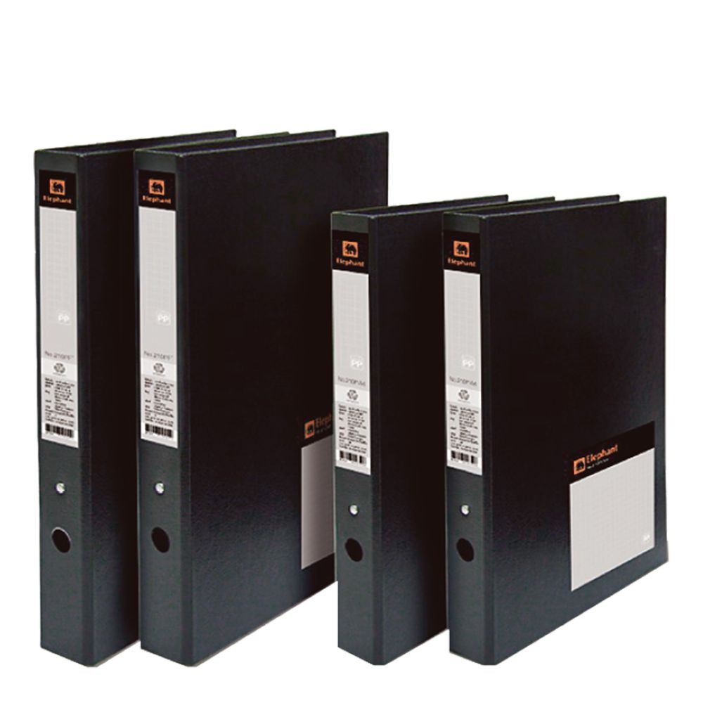 ตราช้าง แฟ้มห่วง 1 นิ้ว F4 รุ่น 210PF แพ็ค 6 เล่ม Elephant brand 1-inch loop file F4 model 210PF pac