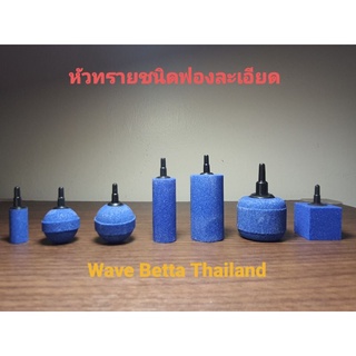 หัวทรายแบบฟองละเอียด ให้ฟองขนาดเล็ก มีหลายขนาดให้เลือกใช้ A-001,A-005,A-006,A-008,A-009,A-011,A-013