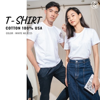 เสื้อยืดเปล่าผ้าcotton100%USA นุ่ม สบาย ระบายอากาศได้ดี