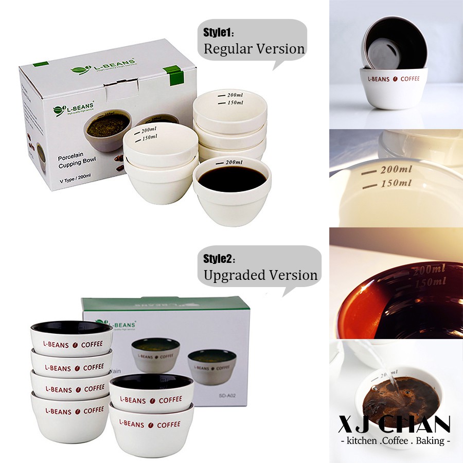Professional 200ml Ceramic Cupping Cup SCAA Measuring Coffee Cup