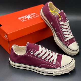 🚩 Converse Chuck Taylor All Star 70s Low Maroon แดงเข้มข้อสั้น สินค้าพร้อมล่อง 🔥เช็คไซส์ก่อนสั่ง