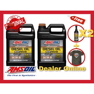 Amsoil Signature Series Max Duty Diesel Oil 6X SAE 5w-30 น้ำมันเครื่องดีเซล สังเคราะห์แท้100%