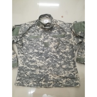 08ACUเสื้อทหารUSARMY ขนาดL-Rรอบอก50-52นิ้วลายพรางดิจิตอลCOAT ARMY COMBATความยาวลำตัวปกติผ้า50/50