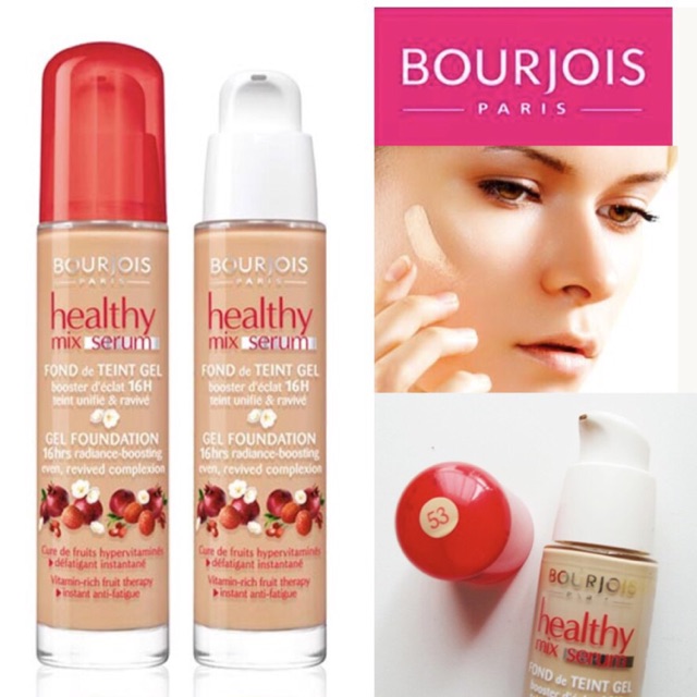 Bourjois healthy mix serum (ของแท้) #ปลอมยินดีคืนเงิน #52vanille clair