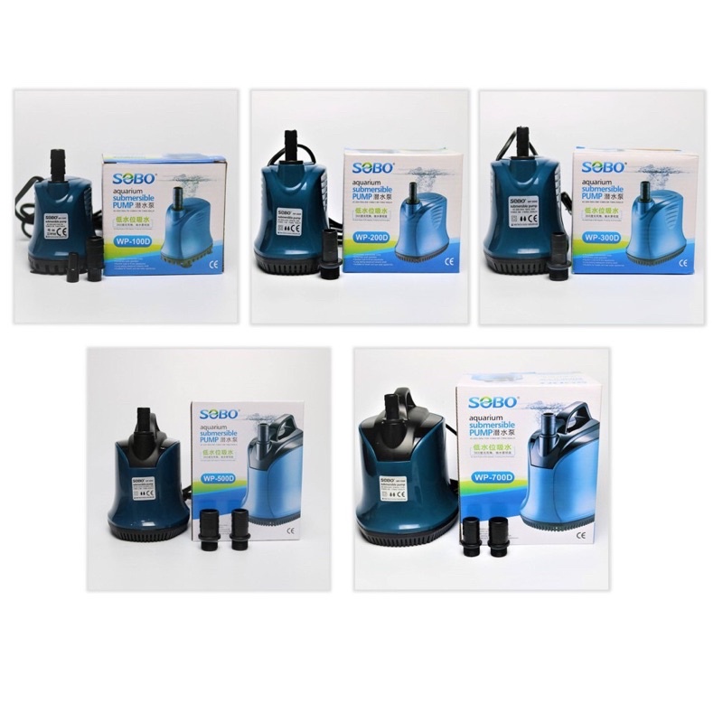 ส่งไว! ปั้มไดโว่ ปั๊มน้ำ ปั้มสูบน้ำ ปั๊มบ่อปลา ปั้มปลา ปั๊มน้ำพุ ปั๊มหมุนเวียน ราคาประหยัด SOBO WP-5
