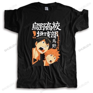 T-shirt  เสื้อยืดแขนสั้น ผ้าฝ้าย พิมพ์ลายอนิเมะ Haikyuu Tobio Kageyama Hinata Shoyo เหมาะกับของขวัญ สําหรับผู้ชายS-5XL