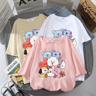 Harajuku สไตล์ kawaii Pokémon พิมพ์เสื้อยืดลำลองหลวมรอบคอเสื้อยืดS-5XL