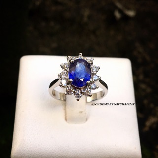 #แหวนไพลินธรรมชาติแท้ (Natural Sapphire)