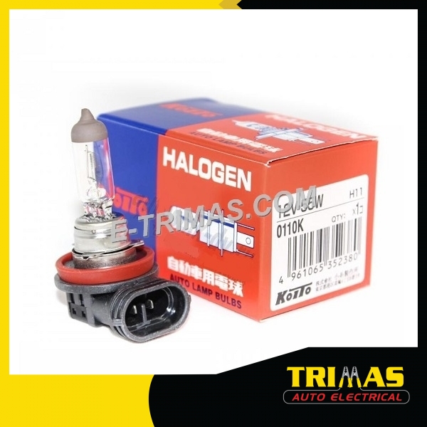 Koito-0110 Japan H11 55W หลอดไฟฮาโลเจนหัว Toyota Honda Mazda