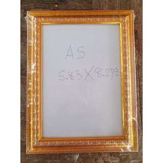 กรอบรูปเปล่า ขนาด 5A  คละลายทอง
