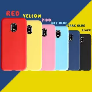 Samsung Galaxy J7 Pro J730G J730F SM-J730G 2017 Casing Candy Color Soft Silicone TPU Cover
