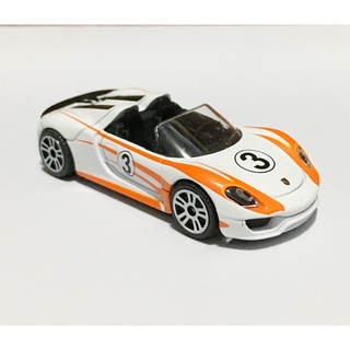 Majorette Porsche 918 Spyder - no.3 - White Color /Wheels D5SW /scale 1/61 (3 inches) no Package