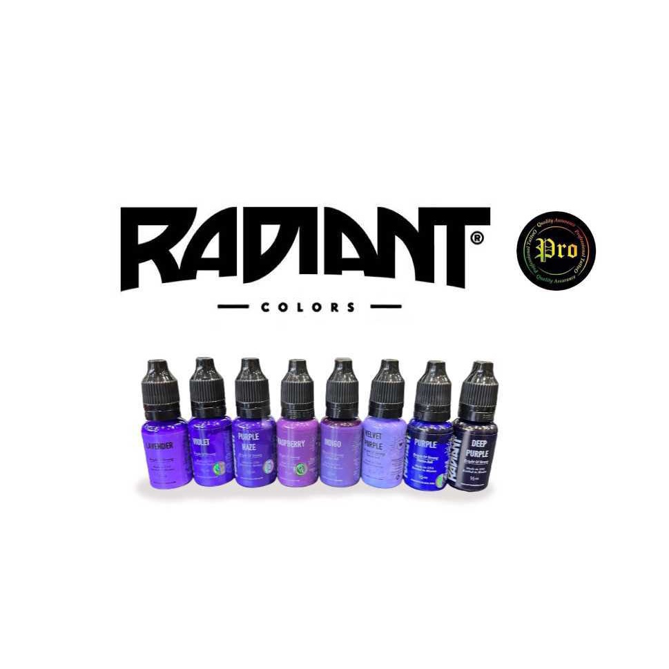 Radiant Colors Tattoo Ink 12 oz Purple - tattooservice_bkk - ThaiPick