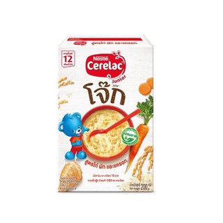 NESTLE CERELAC JUNIOR JOKE อาหารเสริมสำหรับเด็กเล็กอายุเกิน 12 เดือน ถึง 3 ปี สูตรไก่ ผัก และ แครอท 200 g